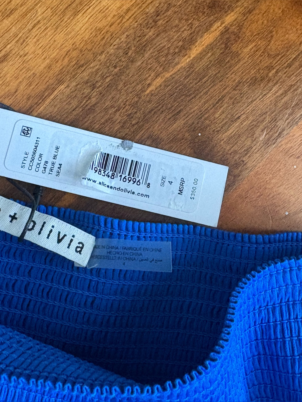 Alice + Olivia Arden Drop Waist Bubble Skirt, NEW - Picture 6 of 8